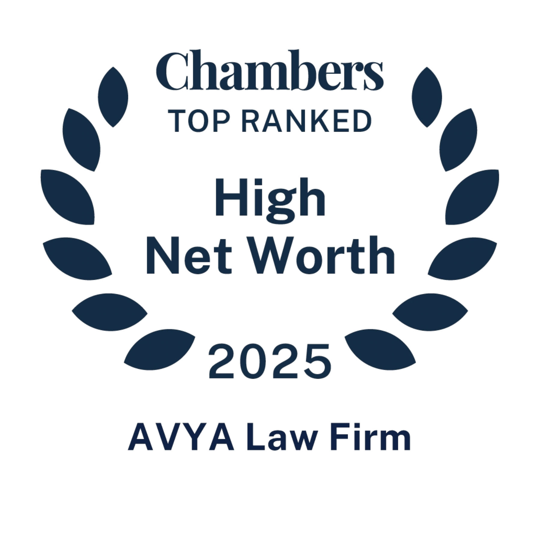 AVYA Law Firm ranked Band 1 on Chambers High Net Worth Guide 2025